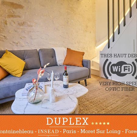 Ferienwohnung Duplex Standing 7Min➤Fontainebleau-Insead⎮45Min➤Paris Veneux-les-Sablons Exterior foto