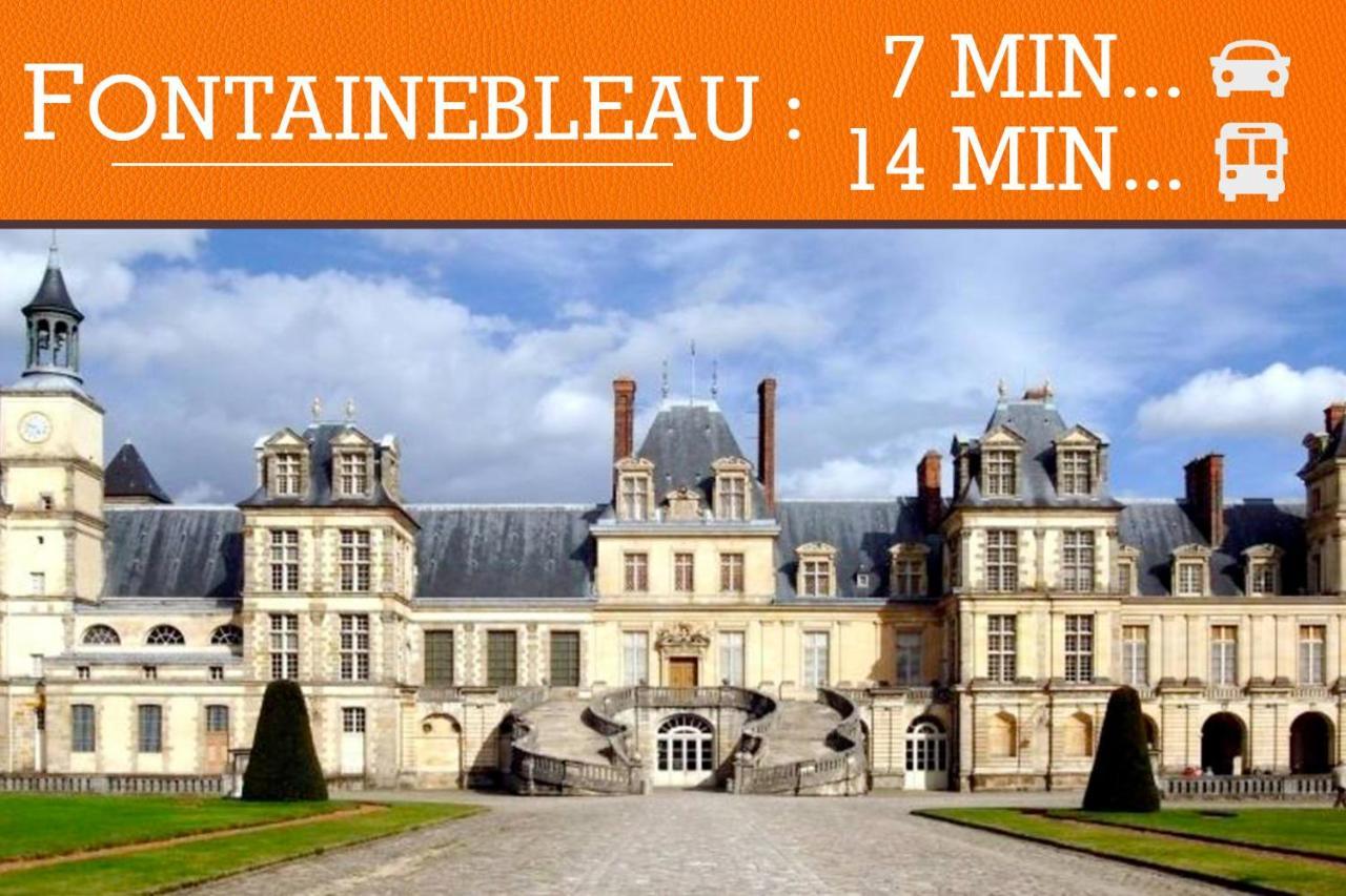 Ferienwohnung Duplex Standing 7Min➤Fontainebleau-Insead⎮45Min➤Paris Veneux-les-Sablons Exterior foto