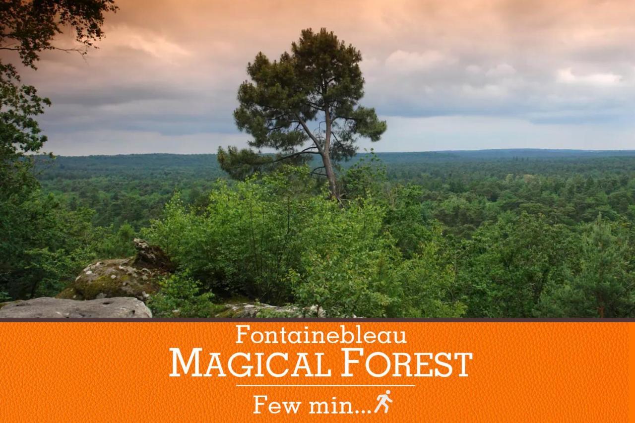 Ferienwohnung Duplex Standing 7Min➤Fontainebleau-Insead⎮45Min➤Paris Veneux-les-Sablons Exterior foto