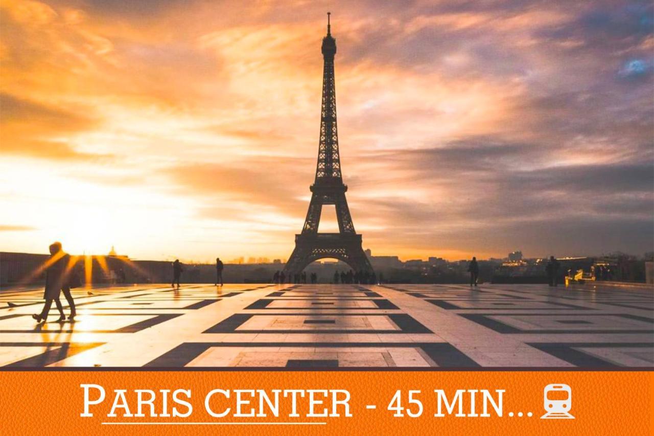 Ferienwohnung Duplex Standing 7Min➤Fontainebleau-Insead⎮45Min➤Paris Veneux-les-Sablons Exterior foto