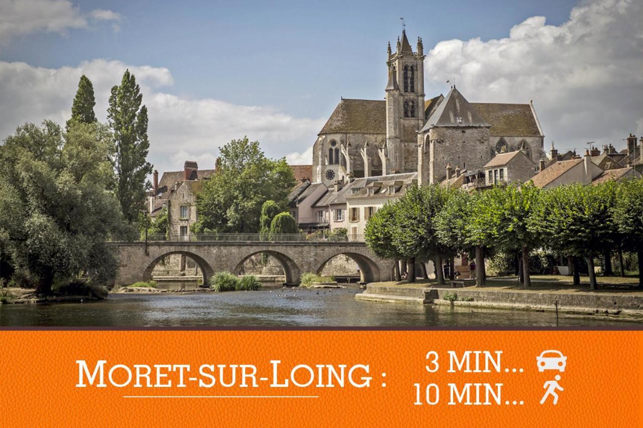 Ferienwohnung Duplex Standing 7Min➤Fontainebleau-Insead⎮45Min➤Paris Veneux-les-Sablons Exterior foto