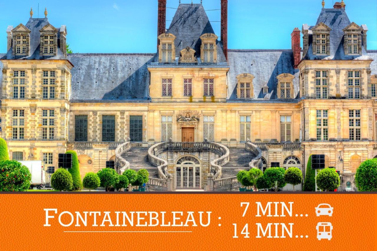 Ferienwohnung Duplex Standing 7Min➤Fontainebleau-Insead⎮45Min➤Paris Veneux-les-Sablons Exterior foto
